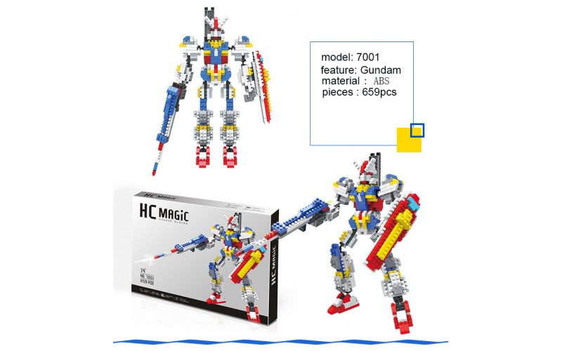 Robotas Gundam  Mini kaladėlės