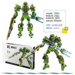 Robotas Zaku Mini kaladėlės